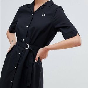 Fred Perry Black Dress USA 6 UK 10